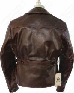 Aero Leather 1930's Slim Fit Half Belt -Bison Trading Shop aero 1930hb cxfqhh brown 42 13