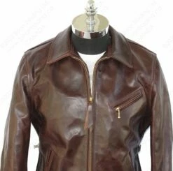 Aero Leather 1930's Slim Fit Half Belt -Bison Trading Shop aero 1930hb cxfqhh brown 42 15