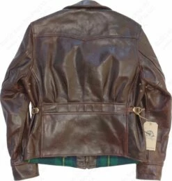 Aero Leather 1930's Slim Fit Half Belt -Bison Trading Shop aero 1930hb cxfqhh brown 42 23