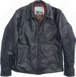 Aero Leather 1930's Slim Fit Half Belt -Bison Trading Shop aero 1930hb vicenza black 42 21