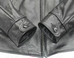 Aero Leather 1930's Slim Fit Half Belt -Bison Trading Shop aero 1930hb vicenza black 42 24