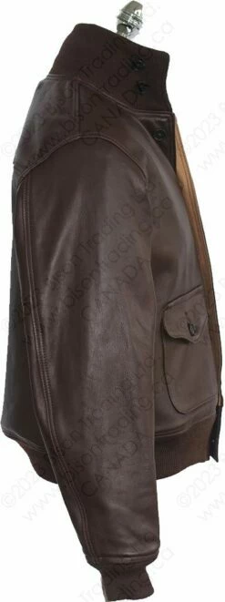 Aero Leather Air Corps US Army Type A-1 35 Aero Leather Air Corps US Army Type A-1 -Bison Trading Shop aero a1 capskin 42 14