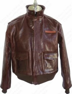 Aero Leather USAAF Type A-2 42-15142-P 27 Aero Leather USAAF Type A-2 42-15142-P -Bison Trading Shop aero a2 15142p badalassi 48 16