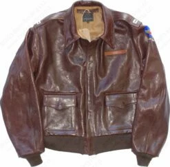 Aero Leather USAAF Type A-2 42-15142-P 30 Aero Leather USAAF Type A-2 42-15142-P -Bison Trading Shop aero a2 15142p badalassi 48 21