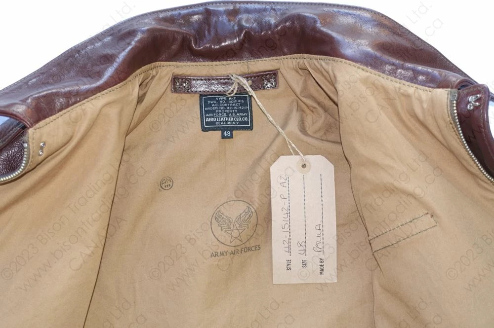 Aero Leather USAAF Type A-2 42-15142-P 19 Aero Leather USAAF Type A-2 42-15142-P - Image 17