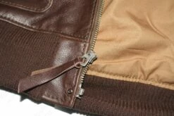 Aero Leather Type A-2 38-1711-P 28 Aero Leather Type A-2 38-1711-P -Bison Trading Shop aero a2 1711p vicenza sealbrown 44 22 1