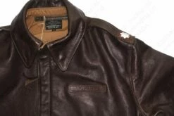 Aero Leather Type A-2 38-1711-P 30 Aero Leather Type A-2 38-1711-P -Bison Trading Shop aero a2 1711p vicenza sealbrown 44 25 1