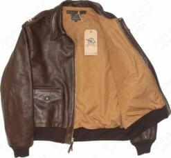 Aero Leather USAAF Type A-2 42-18775-P 27 Aero Leather USAAF Type A-2 42-18775-P -Bison Trading Shop aero a2 18775p 44 16