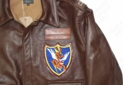 Aero Leather USAAF Type A-2 42-18775-P 32 Aero Leather USAAF Type A-2 42-18775-P -Bison Trading Shop aero a2 18775p 44 20