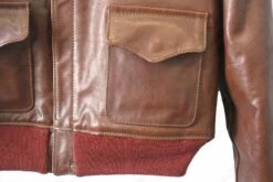 Aero Leather Type A-2 38-1711-P 37 Aero Leather Type A-2 38-1711-P -Bison Trading Shop aero a2 38 1711p russet 14