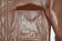 Aero Leather Type A-2 38-1711-P 38 Aero Leather Type A-2 38-1711-P -Bison Trading Shop aero a2 38 1711p russet 19