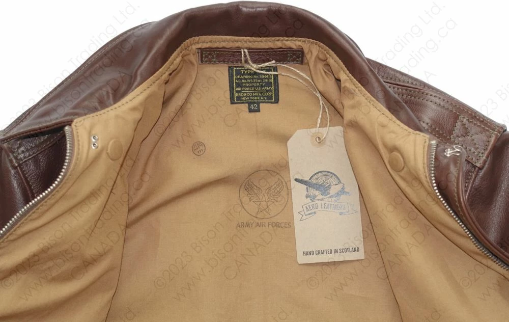 Aero Leather Type A-2 Bronco W535AC29191 13 Aero Leather Type A-2 Bronco W535AC29191 - Image 11