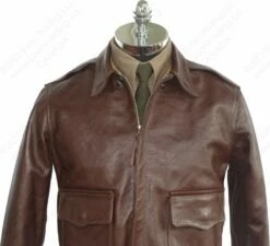 Aero Leather Type A-2 Bronco W535AC29191 35 Aero Leather Type A-2 Bronco W535AC29191 -Bison Trading Shop aero a2 bronco vicenza seal 42 15