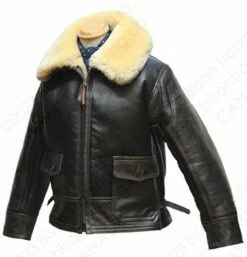 Aero Leather USAAF Type ANJ-4 Seal Brown Sheepskin Jacket 28 Aero Leather USAAF Type ANJ-4 Seal Brown Sheepskin Jacket -Bison Trading Shop aero anj4 01