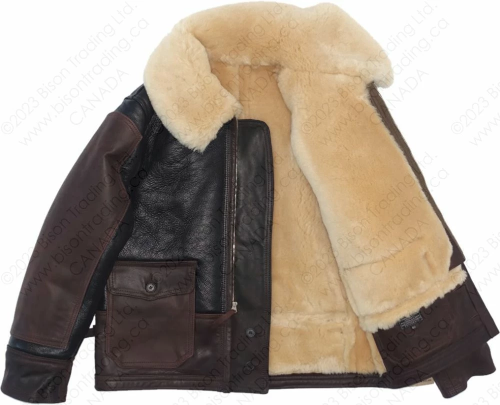 Aero Leather USAAF Type ANJ-4 Seal Brown Sheepskin Jacket 14 Aero Leather USAAF Type ANJ-4 Seal Brown Sheepskin Jacket - Image 12