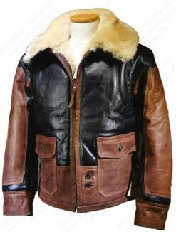 Aero Leather USAAF Type ANJ-4 Seal Brown Sheepskin Jacket