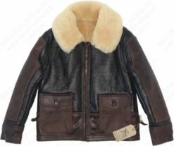 Aero Leather USAAF Type ANJ-4 Seal Brown Sheepskin Jacket 34 Aero Leather USAAF Type ANJ-4 Seal Brown Sheepskin Jacket -Bison Trading Shop aero anj4 n11