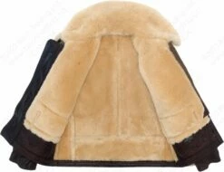 Aero Leather USAAF Type ANJ-4 Seal Brown Sheepskin Jacket 37 Aero Leather USAAF Type ANJ-4 Seal Brown Sheepskin Jacket -Bison Trading Shop aero anj4 n13