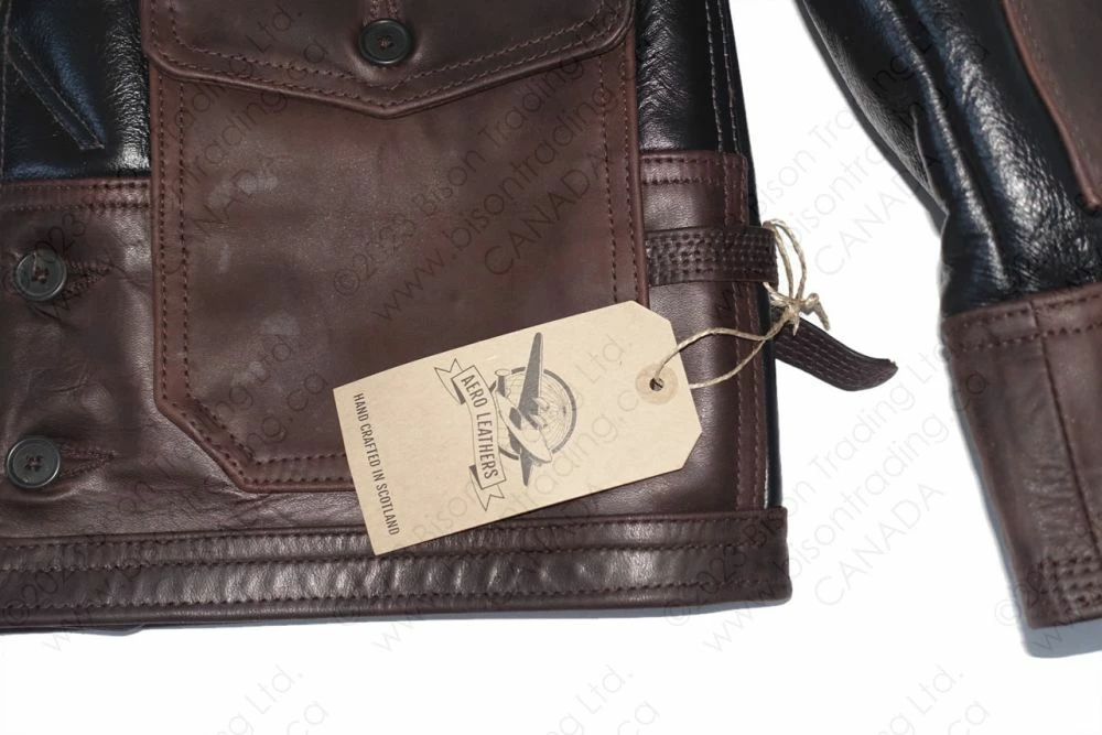 Aero Leather USAAF Type ANJ-4 Seal Brown Sheepskin Jacket 22 Aero Leather USAAF Type ANJ-4 Seal Brown Sheepskin Jacket - Image 20