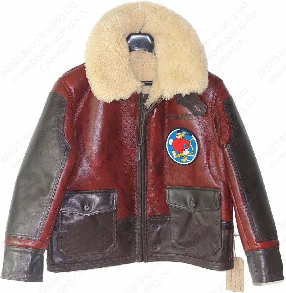 Aero Leather USAAF Type ANJ-4 Redskin Sheepskin Jacket 5 Aero Leather USAAF Type ANJ-4 Redskin Sheepskin Jacket - Image 3