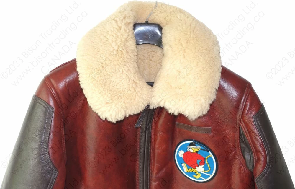 Aero Leather USAAF Type ANJ-4 Redskin Sheepskin Jacket 7 Aero Leather USAAF Type ANJ-4 Redskin Sheepskin Jacket - Image 5