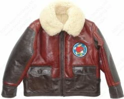 Aero Leather USAAF Type ANJ-4 Redskin Sheepskin Jacket 33 Aero Leather USAAF Type ANJ-4 Redskin Sheepskin Jacket -Bison Trading Shop aero anj4 reaskin 23 2