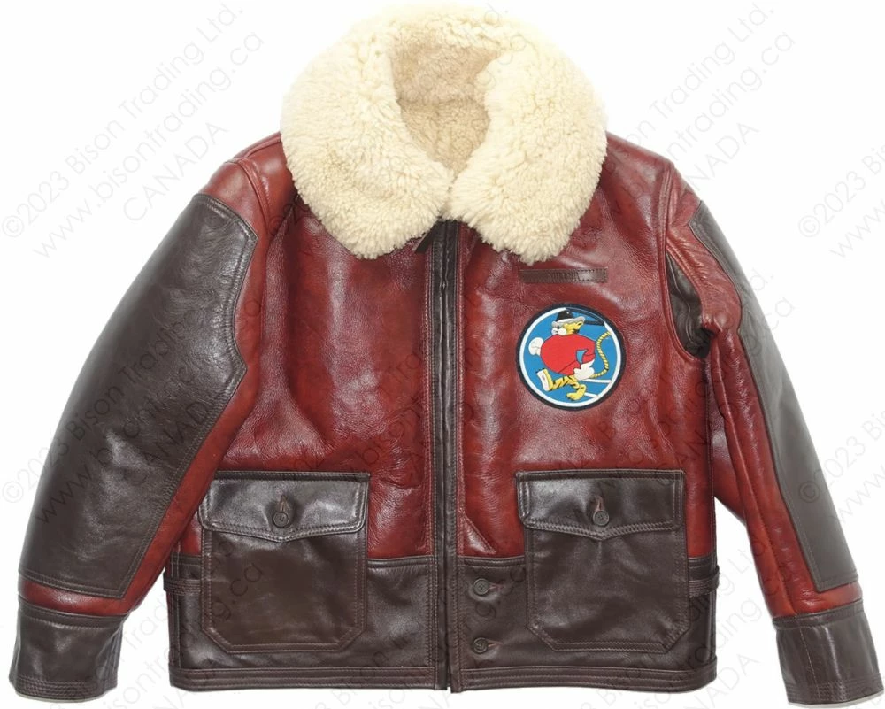 Aero Leather USAAF Type ANJ-4 Redskin Sheepskin Jacket 14 Aero Leather USAAF Type ANJ-4 Redskin Sheepskin Jacket - Image 12