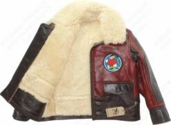Aero Leather USAAF Type ANJ-4 Redskin Sheepskin Jacket 36 Aero Leather USAAF Type ANJ-4 Redskin Sheepskin Jacket -Bison Trading Shop aero anj4 reaskin 26 2