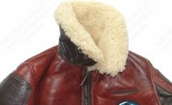 Aero Leather USAAF Type ANJ-4 Redskin Sheepskin Jacket 40 Aero Leather USAAF Type ANJ-4 Redskin Sheepskin Jacket -Bison Trading Shop aero anj4 reaskin 30 2