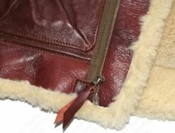 Aero Leather USAAF Type B-3 Contract No. 42-5110-P Redskin Sheepskin 38 Aero Leather USAAF Type B-3 Contract No. 42-5110-P Redskin Sheepskin -Bison Trading Shop aero b3 5110p redskin patches 42 28