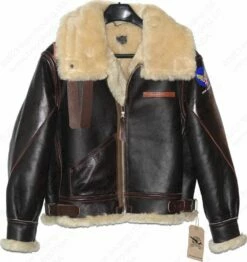 Aero Leather USAAF Type B-3 Contract No. 42-5110-P Seal Brown 41 Aero Leather USAAF Type B-3 Contract No. 42-5110-P Seal Brown -Bison Trading Shop aero b3 5110p seal 44 11