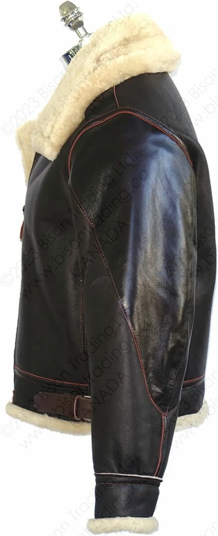 Aero Leather USAAF Type B-3 Contract No. 42-5110-P Seal Brown 4 Aero Leather USAAF Type B-3 Contract No. 42-5110-P Seal Brown - Image 2