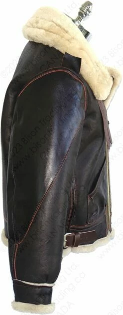 Aero Leather USAAF Type B-3 Contract No. 42-5110-P Seal Brown 25 Aero Leather USAAF Type B-3 Contract No. 42-5110-P Seal Brown -Bison Trading Shop aero b3 5110p sealbrown 40 14