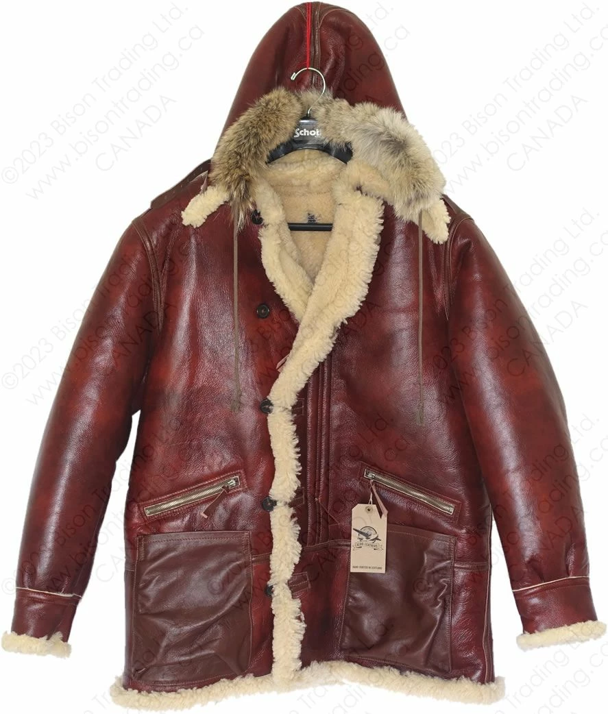 Aero Leather USAAF Type B-7 Arctic Issue Parka Redskin 4 Aero Leather USAAF Type B-7 Arctic Issue Parka Redskin - Image 2