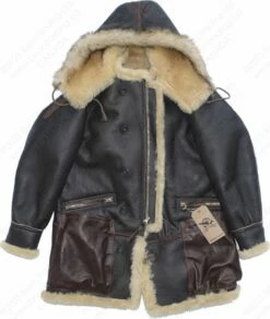 Aero Leather USAAF Type B-7 Arctic Issue Parka Seal -Bison Trading Shop aero b7 sea 40 22 25