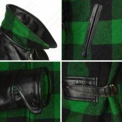 Aero Leather Buffalo Check Wool And Leather Half Belt 8 Aero Leather Buffalo Check Wool And Leather Half Belt -Bison Trading Shop aero buffalocheck halfbelt 3