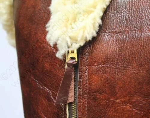 Aero Leather USAAF Type C-3 Winter Flight Vest Redskin 6 Aero Leather USAAF Type C-3 Winter Flight Vest Redskin - Image 4