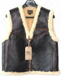 Aero Leather USAAF Type C-3 Winter Flight Vest Seal 31 Aero Leather USAAF Type C-3 Winter Flight Vest Seal -Bison Trading Shop aero c3 vest 11