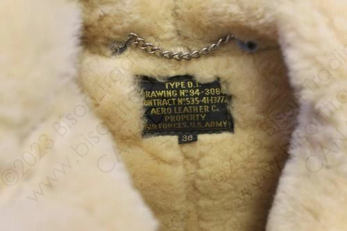 Aero Leather USAAF Type D-1 Ground Crew Jacket Redskin 11 Aero Leather USAAF Type D-1 Ground Crew Jacket Redskin - Image 9