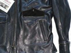 Aero Leather Half Belt Deluxe 37 Aero Leather Half Belt Deluxe -Bison Trading Shop aero halfbelt deluxe badalassi black 48 30