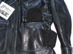 Aero Leather Half Belt Deluxe 38 Aero Leather Half Belt Deluxe -Bison Trading Shop aero halfbelt deluxe badalassi black 48 31