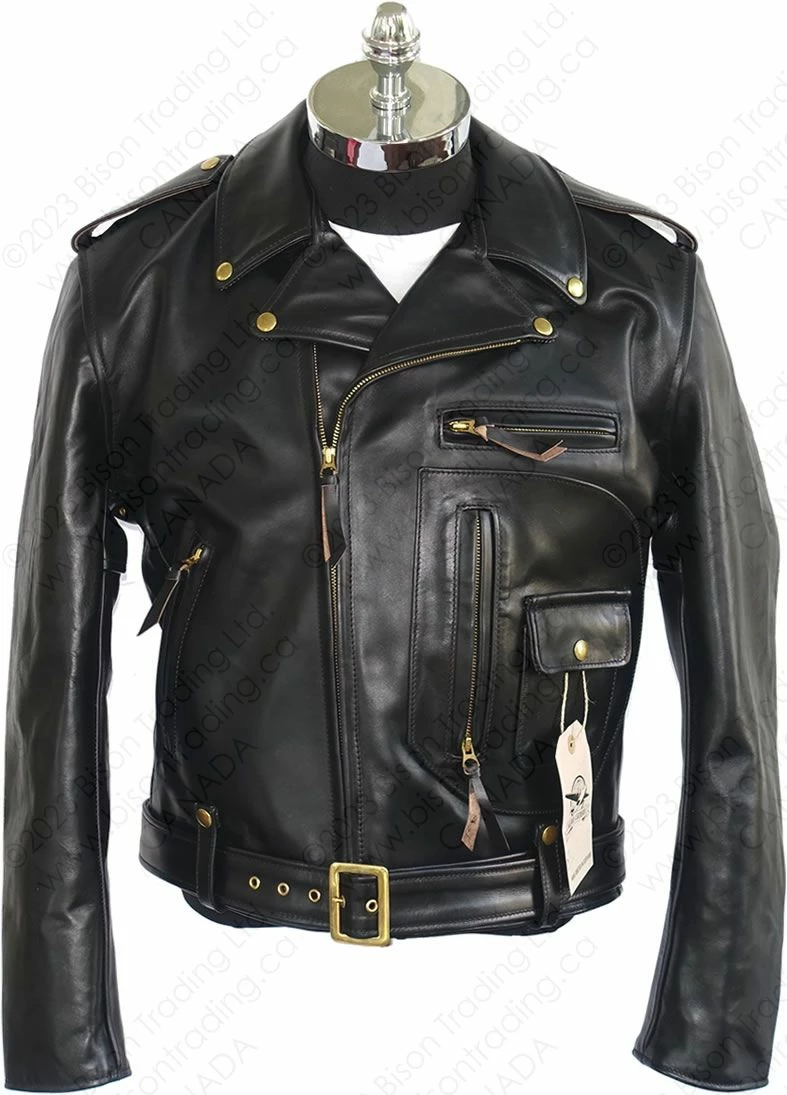 Aero Leather Type J-106 Motorcycle Jacket 3 Aero Leather Type J-106 Motorcycle Jacket