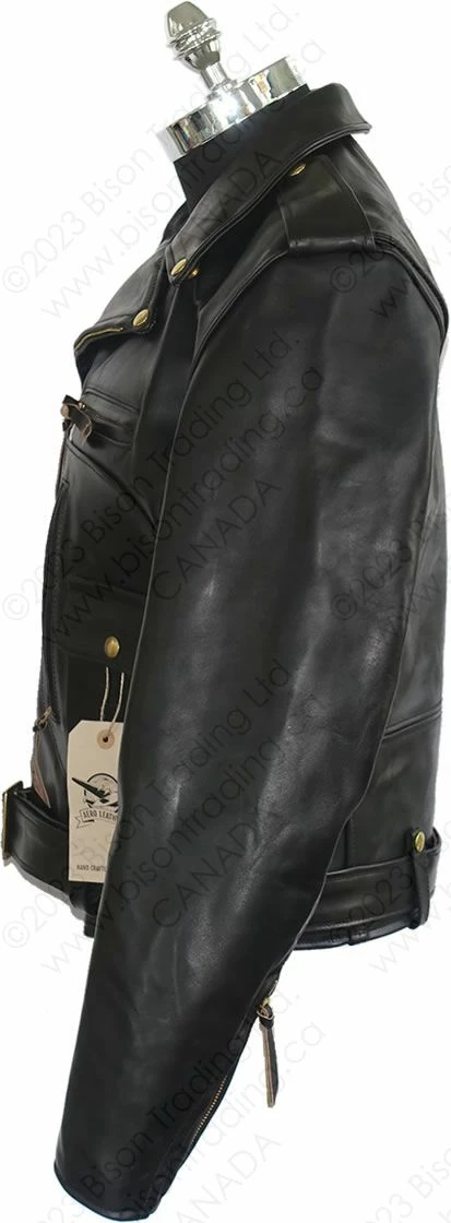 Aero Leather Type J-106 Motorcycle Jacket 4 Aero Leather Type J-106 Motorcycle Jacket - Image 2