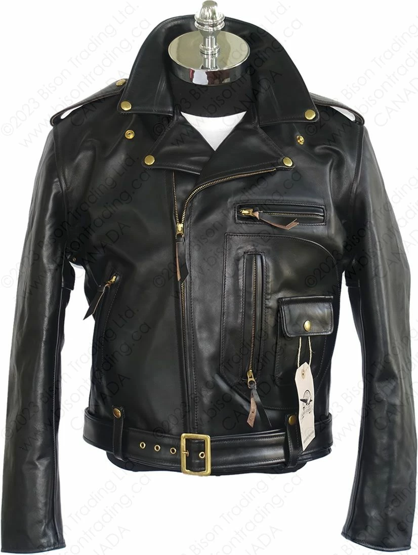 Aero Leather Type J-106 Motorcycle Jacket 7 Aero Leather Type J-106 Motorcycle Jacket - Image 5