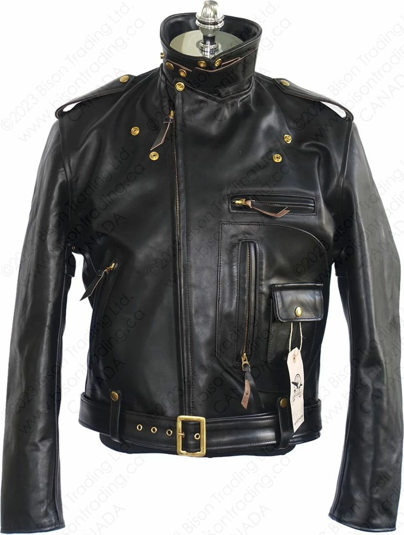 Aero Leather Type J-106 Motorcycle Jacket 8 Aero Leather Type J-106 Motorcycle Jacket - Image 6