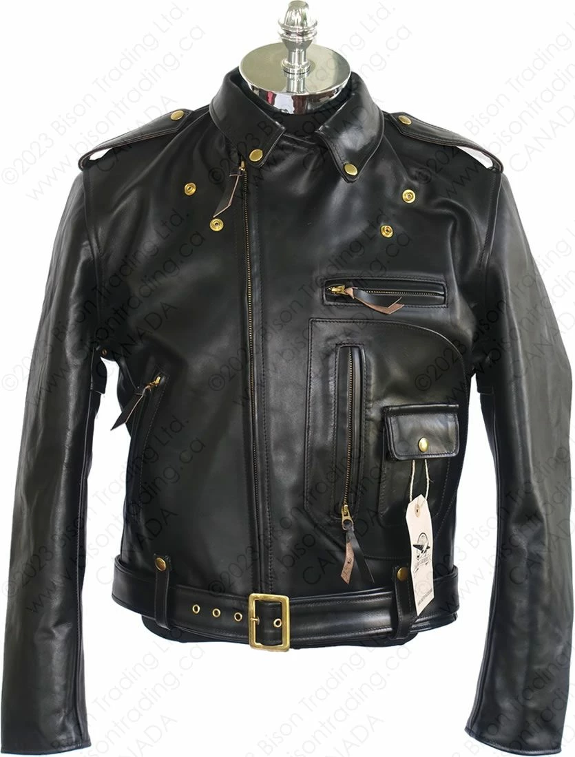 Aero Leather Type J-106 Motorcycle Jacket 9 Aero Leather Type J-106 Motorcycle Jacket - Image 7