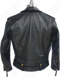 Aero Leather Type J-106 Motorcycle Jacket 39 Aero Leather Type J-106 Motorcycle Jacket -Bison Trading Shop aero j106 vicenzablack 40 13