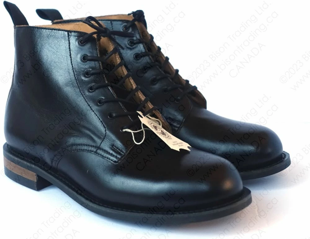 Aero Leather Jarrow Marcher Boots Danite Sole Black - HORWEEN Leather 6 Aero Leather Jarrow Marcher Boots Danite Sole Black - HORWEEN Leather - Image 4