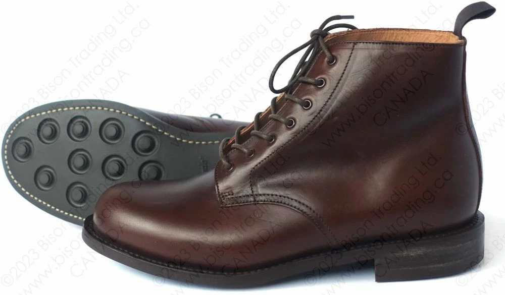 Aero Leather Jarrow Marcher Boots Danite Sole Brown - HORWEEN Leather 4 Aero Leather Jarrow Marcher Boots Danite Sole Brown - HORWEEN Leather - Image 2
