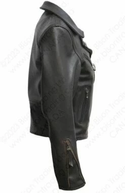 Aero Leather Ladies Motorcycle Jacket -Bison Trading Shop aero ladiesbike 17